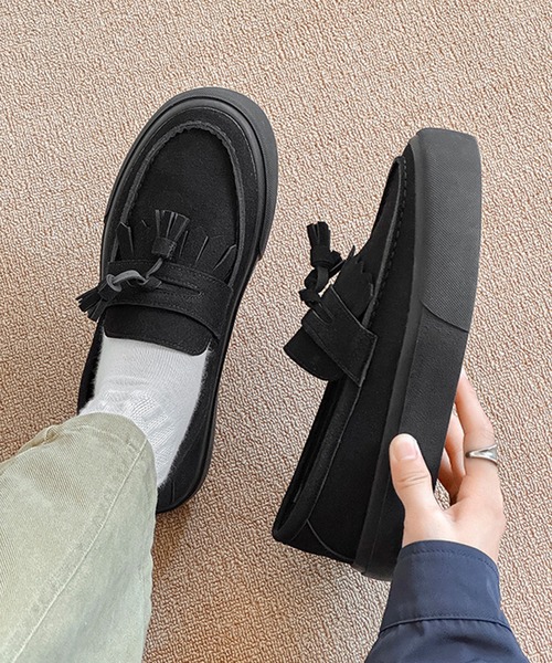 CALIFORNIA OUTFITTERS（カリフォルニア アウトフィッターズ）の「1D65-SZ ボリュームソール タッセルローファー 厚底（ローファー・メンズ・ブラック/ブラウン・44/42/40）」の12枚目の写真