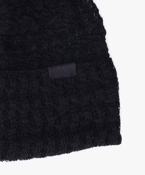 arth(アース)の「arth Hemp Wave Knit Watch / アース(ニットキャップ/ビーニー・メンズ・ブラック/ベージュ/グレー・57~59cm)」の8枚目の写真