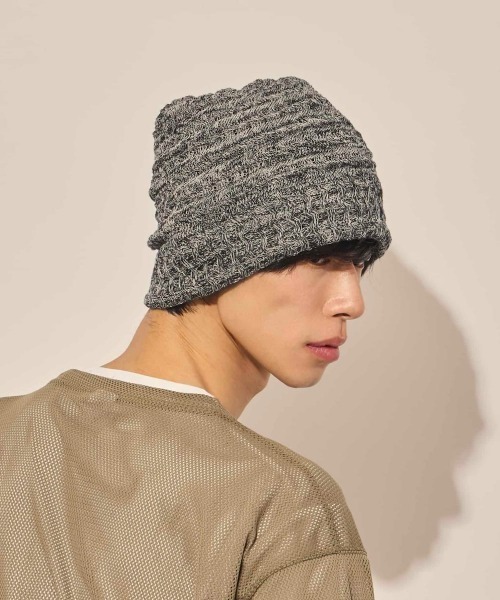 arth(アース)の「arth Hemp Wave Knit Watch / アース(ニットキャップ/ビーニー・メンズ・ブラック/ベージュ/グレー・57~59cm)」の11枚目の写真