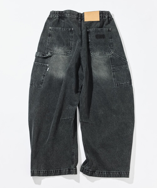 NAUTICA(ノーティカ)の「NAUTICA/ノーティカ スーパーワイド カーブシルエット ダブルニー デニムペインターパンツ(デニムパンツ・メンズ・ネイビー/ブラック/サックスブルー・LARGE/X-LARGE/MEDIUM)」の12枚目の写真