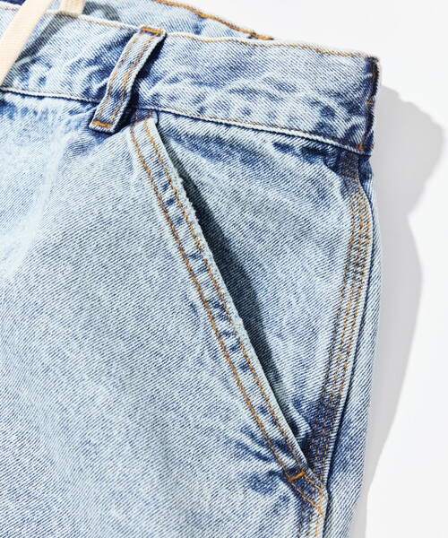 NAUTICA(ノーティカ)の「NAUTICA/ノーティカ スーパーワイド カーブシルエット ダブルニー デニムペインターパンツ(デニムパンツ・メンズ・ネイビー/ブラック/サックスブルー・LARGE/X-LARGE/MEDIUM)」の17枚目の写真