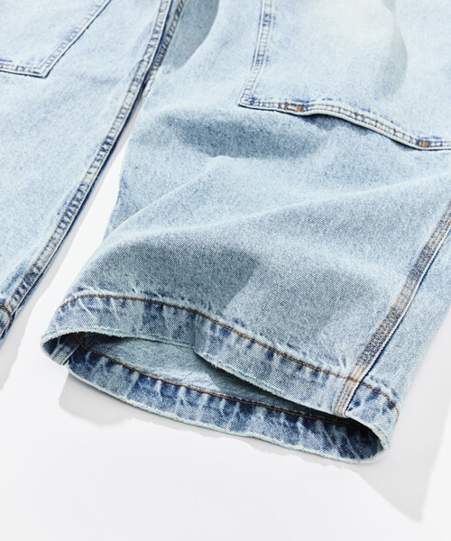 NAUTICA(ノーティカ)の「NAUTICA/ノーティカ スーパーワイド カーブシルエット ダブルニー デニムペインターパンツ(デニムパンツ・メンズ・ネイビー/ブラック/サックスブルー・LARGE/X-LARGE/MEDIUM)」の19枚目の写真