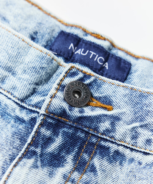 NAUTICA(ノーティカ)の「NAUTICA/ノーティカ スーパーワイド カーブシルエット ダブルニー デニムペインターパンツ(デニムパンツ・メンズ・ネイビー/ブラック/サックスブルー・LARGE/X-LARGE/MEDIUM)」の21枚目の写真