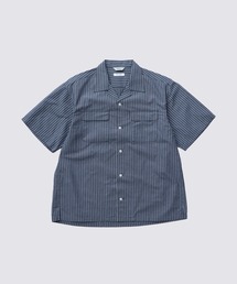 FIDELITY（フィデリティ）の「VINTAGE STRIPE OP SHIRT / 半袖ストライプシャツ（シャツ/ブラウス）」