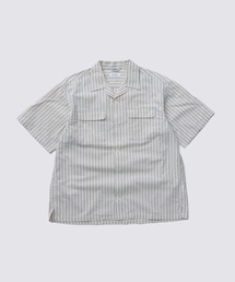 FIDELITY（フィデリティ）の「VINTAGE STRIPE OP SHIRT / 半袖ストライプシャツ（シャツ/ブラウス）」