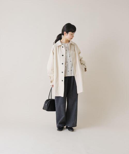 コットンバックタックショートコート（その他アウター）｜かぐれ