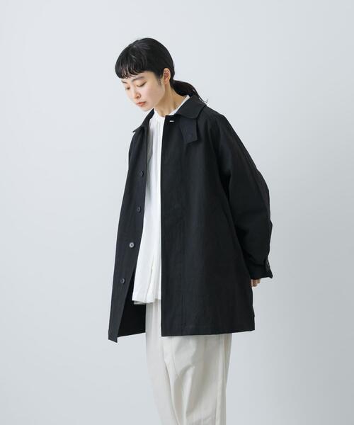 かぐれ（カグレ）の「コットンバックタックショートコート（その他アウター・レディース・ベージュ/アイボリー/ブラック・FREE）」の21枚目の写真
