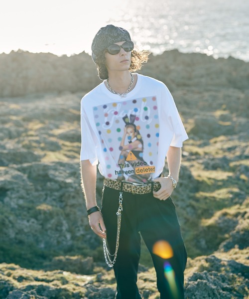 glamb(グラム)の「Bunny Girl T-Shirt / バニーガールTシャツ(Tシャツ/カットソー・メンズ・ブラック/ホワイト・S/M/L)」の8枚目の写真