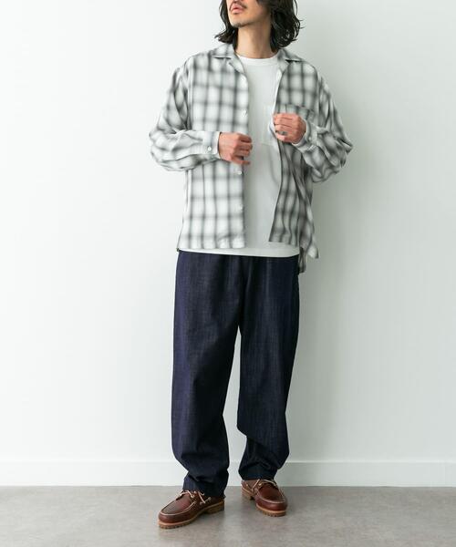 URBAN RESEARCH Sonny Label（アーバンリサーチサニーレーベル）の「デニムライクイージーワイドパンツ（デニムパンツ・メンズ・ブルー/ブラウン/ブラック・LARGE/MEDIUM/SMALL）」の9枚目の写真