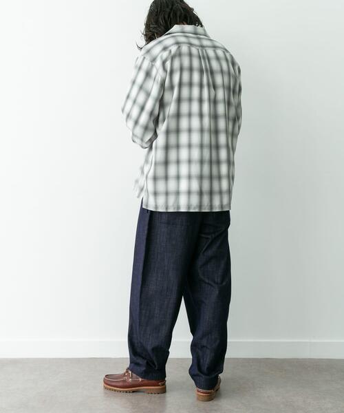 URBAN RESEARCH Sonny Label（アーバンリサーチサニーレーベル）の「デニムライクイージーワイドパンツ（デニムパンツ・メンズ・ブルー/ブラウン/ブラック・LARGE/MEDIUM/SMALL）」の10枚目の写真