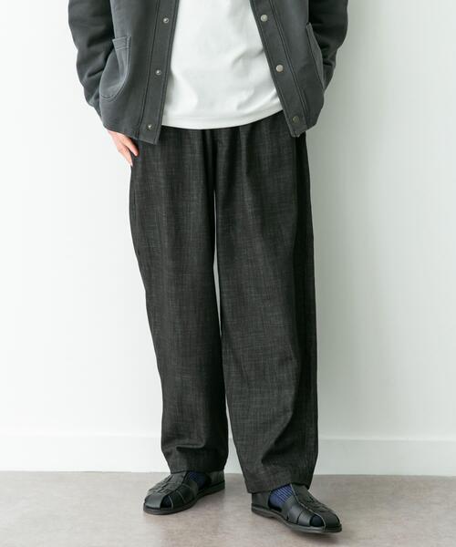 URBAN RESEARCH Sonny Label（アーバンリサーチサニーレーベル）の「デニムライクイージーワイドパンツ（デニムパンツ・メンズ・ブルー/ブラウン/ブラック・LARGE/MEDIUM/SMALL）」の16枚目の写真