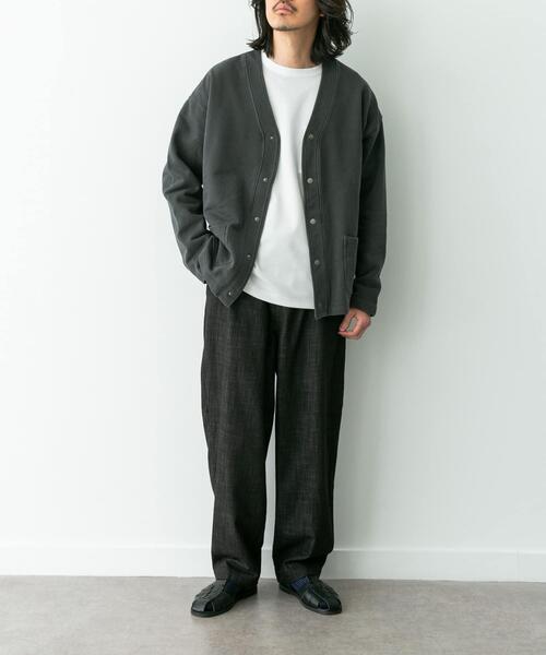 URBAN RESEARCH Sonny Label（アーバンリサーチサニーレーベル）の「デニムライクイージーワイドパンツ（デニムパンツ・メンズ・ブルー/ブラウン/ブラック・LARGE/MEDIUM/SMALL）」の18枚目の写真