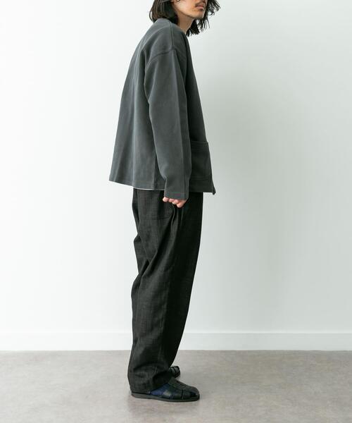 URBAN RESEARCH Sonny Label（アーバンリサーチサニーレーベル）の「デニムライクイージーワイドパンツ（デニムパンツ・メンズ・ブルー/ブラウン/ブラック・LARGE/MEDIUM/SMALL）」の20枚目の写真