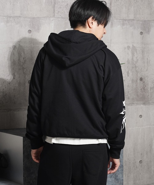 セットアップ可能】クロス デザイン ZIPパーカー / Cross Design ZIP
