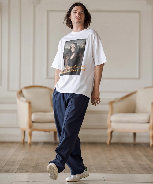 CAMBIO(カンビオ)の「mp14684-Linen Rayon Wide Straight Pants ワイドストレートパンツ(CAM26SS-022)(その他パンツ・メンズ・ブラック/グレー/ネイビー・L/M/S)」の13枚目の写真