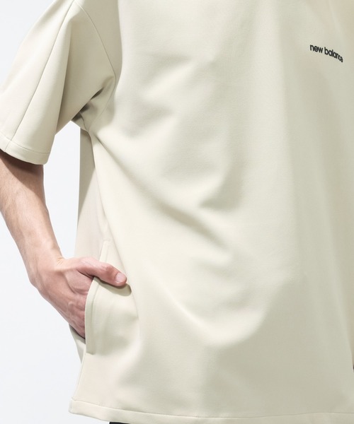 NEW BALANCE（ニューバランス）の「【別注】ニューバランス New Balance ウーブンショートスリーブTシャツ 限定コラボ（Tシャツ/カットソー・メンズ・サンドグレー/グレー/ブラック・S/M/L/LL/3L）」の13枚目の写真