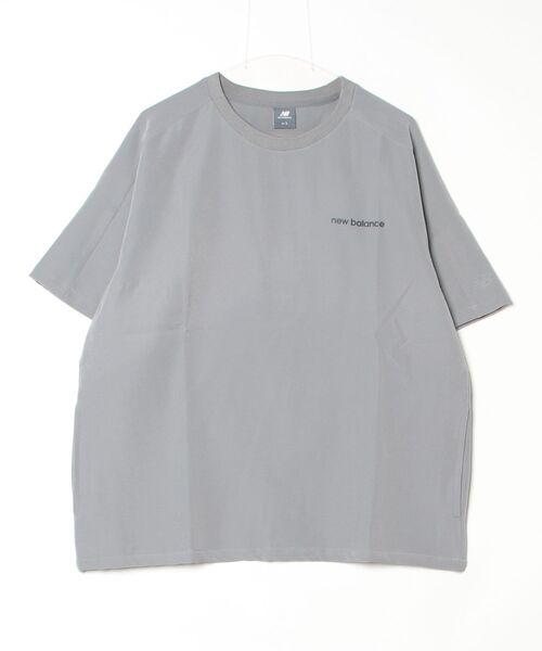 NEW BALANCE（ニューバランス）の「【別注】ニューバランス New Balance ウーブンショートスリーブTシャツ 限定コラボ（Tシャツ/カットソー・メンズ・サンドグレー/グレー/ブラック・S/M/L/LL/3L）」の16枚目の写真