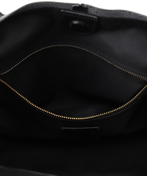 SALON adam et rope'(サロン アダム エ ロペ)の「【W S(ドゥーブル)】チャーム付きナチュラルレザートート(トートバッグ・レディース・ブラック/ベージュ・FREE)」の7枚目の写真