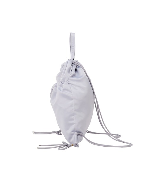 Maison de FLEUR（メゾンドフルール）の「ギャザーリボンナップサック（バックパック/リュック・レディース・グレー/ブラック・FREE）」の10枚目の写真