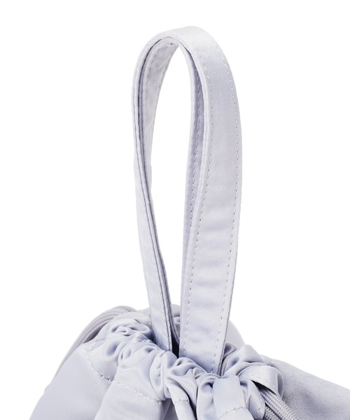 Maison de FLEUR（メゾンドフルール）の「ギャザーリボンナップサック（バックパック/リュック・レディース・グレー/ブラック・FREE）」の14枚目の写真