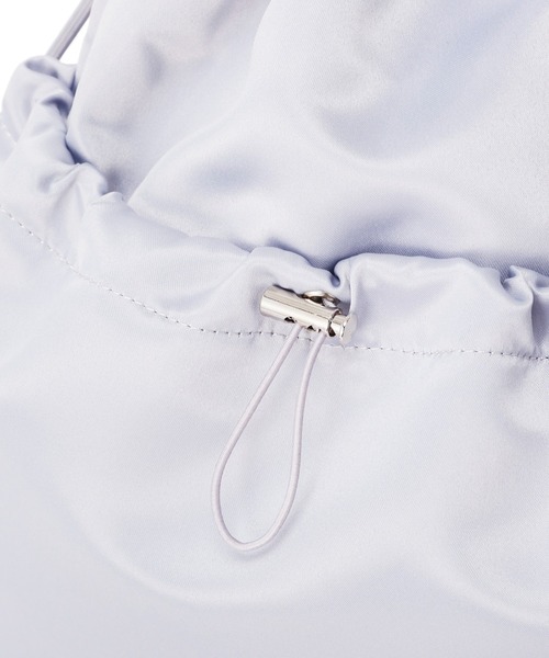 Maison de FLEUR（メゾンドフルール）の「ギャザーリボンナップサック（バックパック/リュック・レディース・グレー/ブラック・FREE）」の17枚目の写真