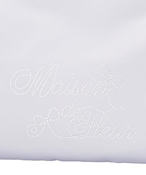 Maison de FLEUR（メゾンドフルール）の「ギャザーリボンナップサック（バックパック/リュック・レディース・グレー/ブラック・FREE）」の18枚目の写真