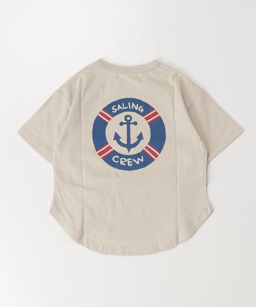 jeans-b 2nd（ジーンズベーセカンド）の「Jeans-b 2nd/ジーンズベーセカンド SALING CREW Tシャツ（Tシャツ/カットソー・キッズ・イエロー/アイボリー・120cm/130cm/140cm/150cm/160cm/110cm）」の20枚目の写真