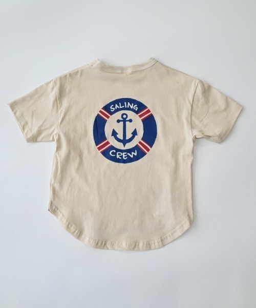 jeans-b 2nd（ジーンズベーセカンド）の「Jeans-b 2nd/ジーンズベーセカンド SALING CREW Tシャツ（Tシャツ/カットソー・キッズ・イエロー/アイボリー・120cm/130cm/140cm/150cm/160cm/110cm）」の8枚目の写真
