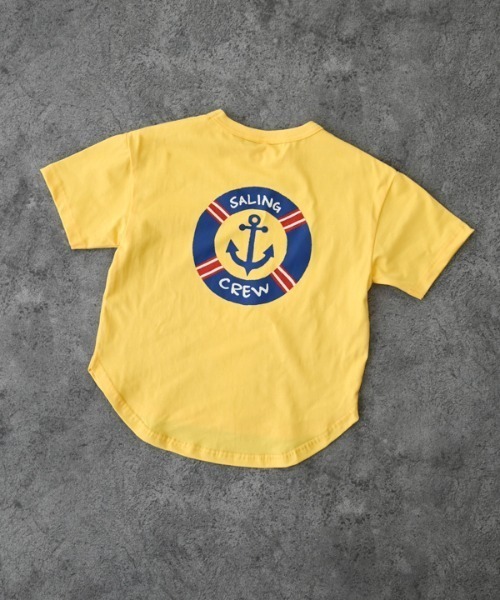 jeans-b 2nd（ジーンズベーセカンド）の「Jeans-b 2nd/ジーンズベーセカンド SALING CREW Tシャツ（Tシャツ/カットソー・キッズ・イエロー/アイボリー・120cm/130cm/140cm/150cm/160cm/110cm）」の18枚目の写真