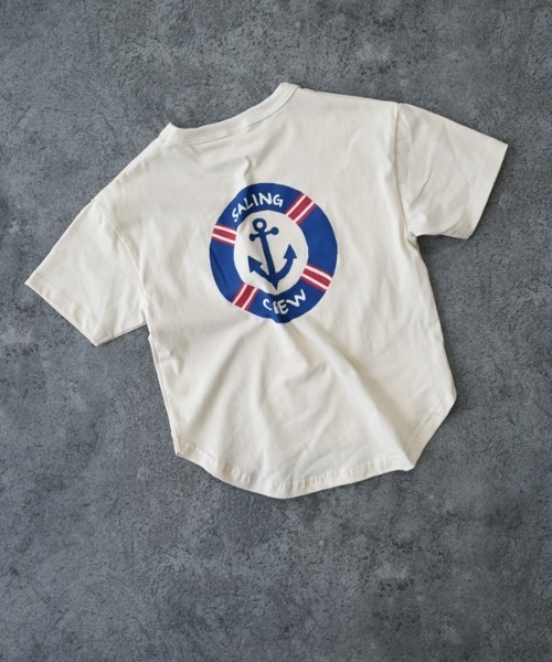 jeans-b 2nd（ジーンズベーセカンド）の「Jeans-b 2nd/ジーンズベーセカンド SALING CREW Tシャツ（Tシャツ/カットソー・キッズ・イエロー/アイボリー・120cm/130cm/140cm/150cm/160cm/110cm）」の12枚目の写真