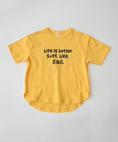 jeans-b 2nd（ジーンズベーセカンド）の「Jeans-b 2nd/ジーンズベーセカンド SALING CREW Tシャツ（Tシャツ/カットソー・キッズ・イエロー/アイボリー・120cm/130cm/140cm/150cm/160cm/110cm）」の13枚目の写真