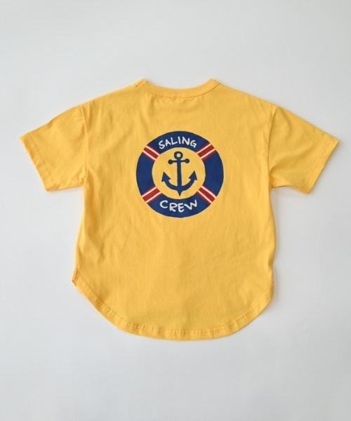 jeans-b 2nd（ジーンズベーセカンド）の「Jeans-b 2nd/ジーンズベーセカンド SALING CREW Tシャツ（Tシャツ/カットソー・キッズ・イエロー/アイボリー・120cm/130cm/140cm/150cm/160cm/110cm）」の14枚目の写真