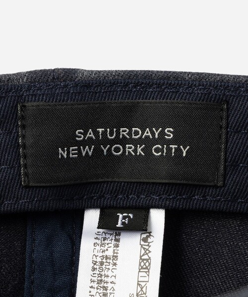 Saturdays Golf（サタデーズゴルフ）の「Pigment Dyed Miller Standard Cap（キャップ・メンズ・ネイビー/スミクロ・FREE）」の3枚目の写真