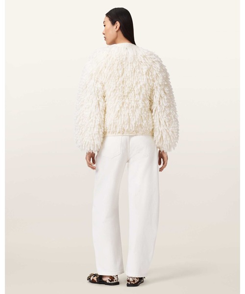 ALLSAINTS(オールセインツ)の「SADIE BARREL LEG DENIM JEANS | SADIE バレル レッグ デニム ジーンズ(デニムパンツ・レディース・ホワイト系その他・24/26/25)」の5枚目の写真