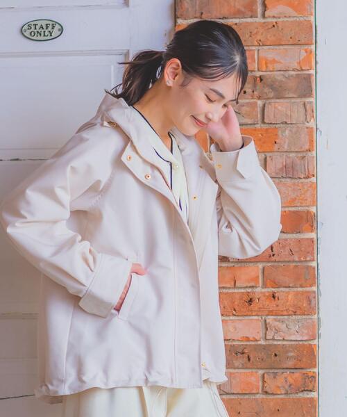 ITS'DEMO（イッツデモ）の「撥水・花粉防止マウンテンパーカー（その他アウター・レディース・ライトグレー/アイボリー/ライトベージュ・00）」の5枚目の写真