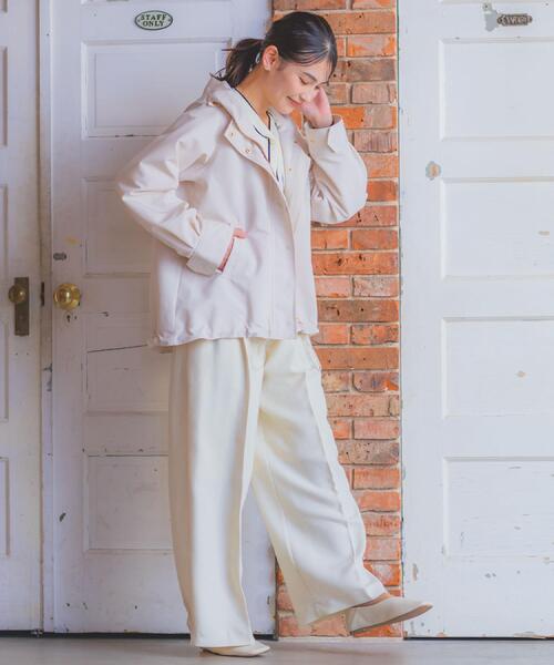 ITS'DEMO（イッツデモ）の「撥水・花粉防止マウンテンパーカー（その他アウター・レディース・ライトグレー/アイボリー/ライトベージュ・00）」の7枚目の写真