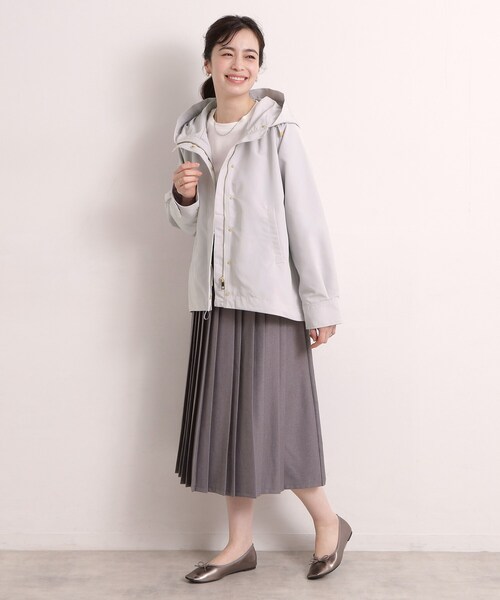 ITS'DEMO（イッツデモ）の「撥水・花粉防止マウンテンパーカー（その他アウター・レディース・ライトグレー/アイボリー/ライトベージュ・00）」の15枚目の写真