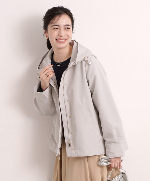 ITS'DEMO（イッツデモ）の「撥水・花粉防止マウンテンパーカー（その他アウター・レディース・ライトグレー/アイボリー/ライトベージュ・00）」の19枚目の写真