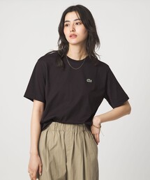 LACOSTE(���R�X�e)�́�LACOSTE���V���[�g�X���[�u T�V���c(T�V���c/�J�b�g�\�[)