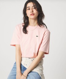 未使用品 LACOSTE ラコステ ラコステ×マイケルヤング カットソー サイズ:36  ピンク  レディース 　240001148129 LACOSTE - 未使用品 LACOSTE ラコステ ラコステ×マイケルヤング