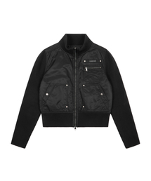 AAKAM（アーカム）の「Knitted Nylon Jacket (Black)（ナイロンジャケット）」