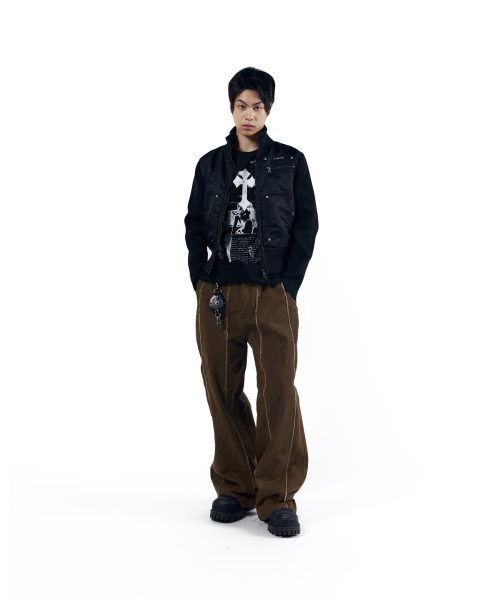 AAKAM(アーカム)の「Knitted Nylon Jacket (Black)(ナイロンジャケット・レディース・その他・1/2)」の11枚目の写真
