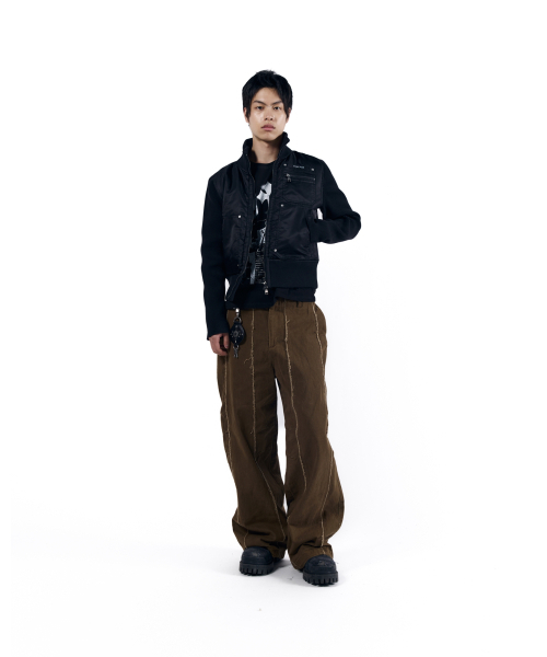 AAKAM(アーカム)の「Knitted Nylon Jacket (Black)(ナイロンジャケット・レディース・その他・1/2)」の12枚目の写真