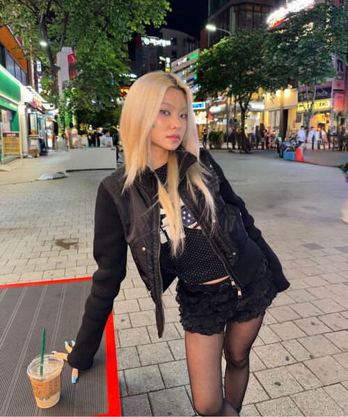 AAKAM(アーカム)の「Knitted Nylon Jacket (Black)(ナイロンジャケット・レディース・その他・1/2)」の14枚目の写真