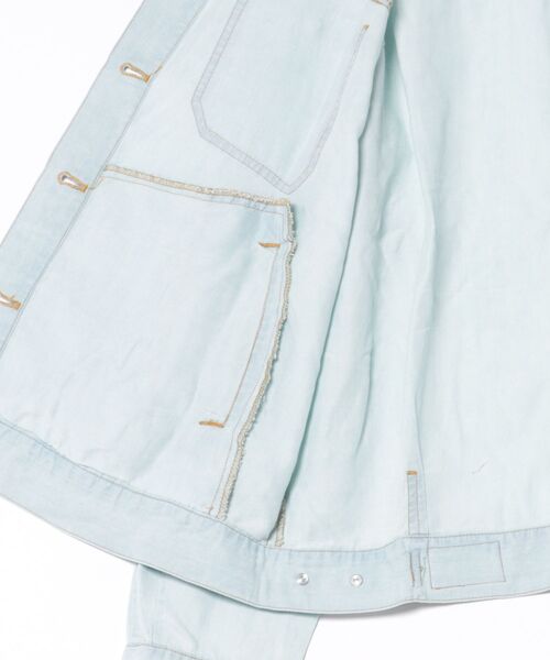BILLABONG(ビラボン)の「BILLABONG/ビラボン レディース デニム ジャケット BG013752(デニムジャケット・レディース・ライトインディゴブルー・M)」の3枚目の写真