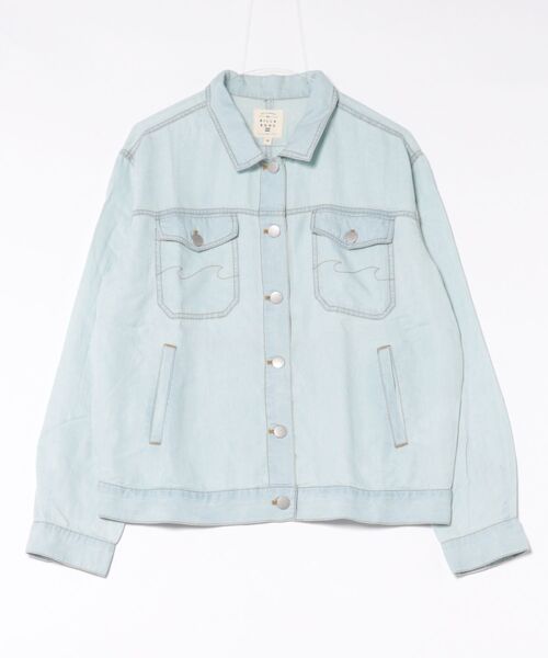 BILLABONG(ビラボン)の「BILLABONG/ビラボン レディース デニム ジャケット BG013752(デニムジャケット・レディース・ライトインディゴブルー・M)」の7枚目の写真