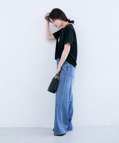 le.coeur blanc（ルクールブラン）の「Rue CAMBON TEE（Tシャツ/カットソー・レディース・ホワイト/ブラック・38）」の19枚目の写真