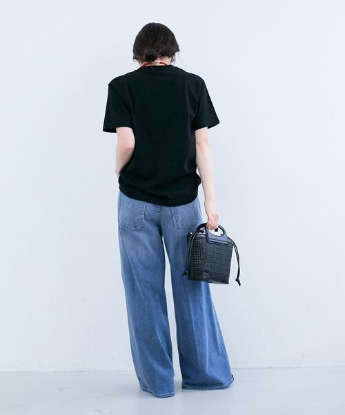 le.coeur blanc（ルクールブラン）の「Rue CAMBON TEE（Tシャツ/カットソー・レディース・ホワイト/ブラック・38）」の20枚目の写真