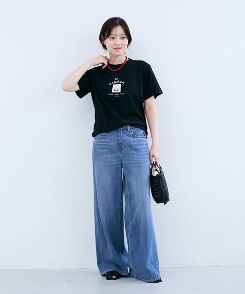 le.coeur blanc（ルクールブラン）の「Rue CAMBON TEE（Tシャツ/カットソー・レディース・ホワイト/ブラック・38）」の22枚目の写真
