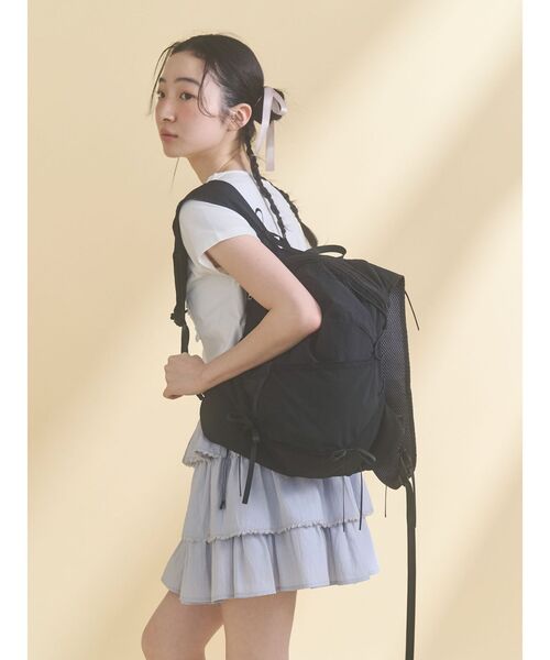 merry jenny（メリージェニー）の「Ribbon Daypack（バックパック/リュック・レディース・ブラック/ピンク/カーキ・FREE）」の9枚目の写真